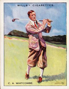 1930 Wills's Famous Golfers #25 C.A. Whitcombe Front