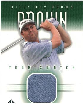 2001 SP Authentic - Tour Swatch Green #BB-TS Billy Ray Brown Front
