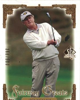 2001 SP Authentic - Gold #99 Jack Nicklaus Front