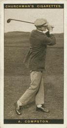 1927 Churchman's Famous Golfers #8 Archie Compston Front