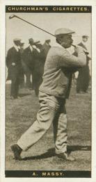 1927 Churchman's Famous Golfers #30 Arnaud Massy Front