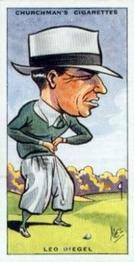 1931 Churchman's Prominent Golfers (Small) #10 Leo Diegel Front
