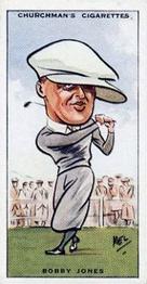 1931 Churchman's Prominent Golfers (Small) #25 Bobby Jones Front