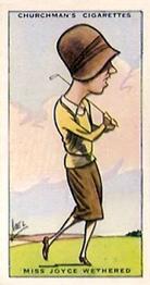 1931 Churchman's Prominent Golfers (Small) #45 Joyce Wethered Front