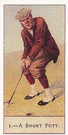 1900 Cope's Golfers #1 A short Putt Front