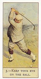 1900 Cope's Golfers #3 Keep your eye on the ball Front