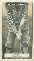 1925 Imperial Tobacco Golf Cards #4 Arthur G. Havers Front