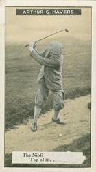 1925 Imperial Tobacco Golf Cards #18 Arthur G. Havers Front