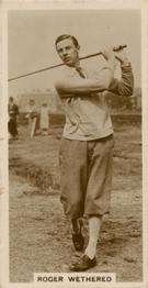 1928 Millhoff Famous Golfers #4 Roger Wethered Front