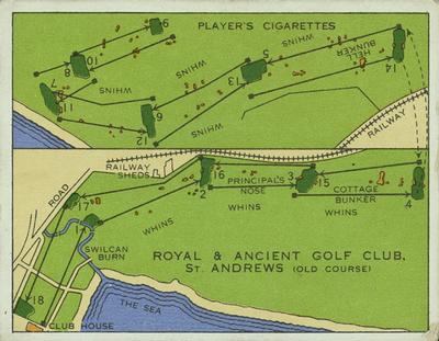 1936 Player's Championship Golf Courses #1 Royal and Ancient Golf Club St. Andrew's Front