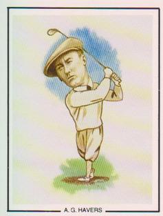 1989 G B Cards & T W Cards Golfing Greats #4 Arthur Havers Front