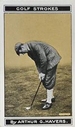1923 Morris Golf Strokes Series #25 Stance for Putting Front