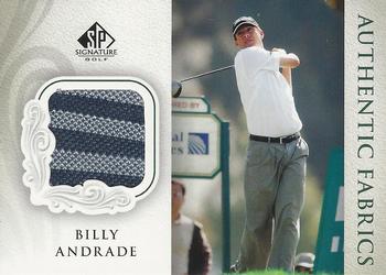 2004 SP Signature - Authentic Fabrics #AF-BA Billy Andrade Front