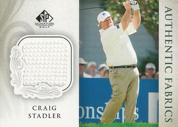 2004 SP Signature - Authentic Fabrics #AF-CS Craig Stadler Front