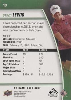 2021 SP Game Used #19 Stacy Lewis Back