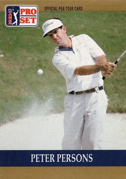 1990 Pro Set PGA Tour #18 Peter Persons Front