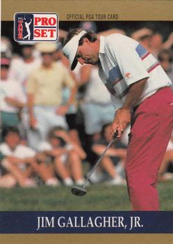 1990 Pro Set PGA Tour #44 Jim Gallagher Front