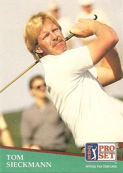 1991 Pro Set PGA Tour #188 Tom Sieckmann Front