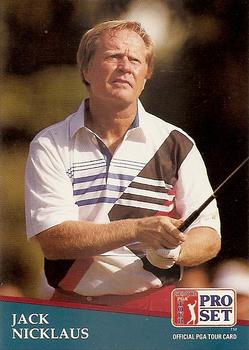 1991 Pro Set PGA Tour #229 Jack Nicklaus Front
