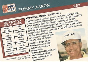 1991 Pro Set PGA Tour #233 Tommy Aaron Back