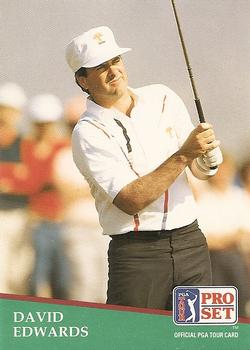 1991 Pro Set PGA Tour #24 David Edwards Front