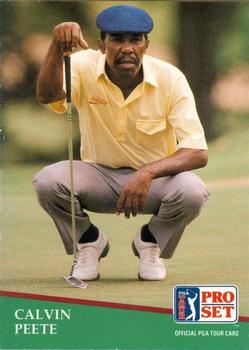 1991 Pro Set PGA Tour #49 Calvin Peete Front