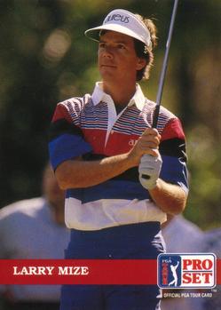 1992 Pro Set PGA Tour #105 Larry Mize Front