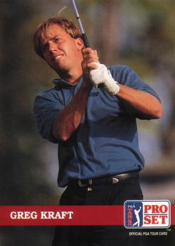 1992 Pro Set PGA Tour #169 Greg Kraft Front