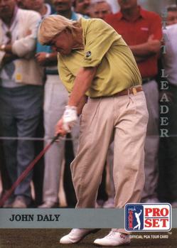 1992 Pro Set PGA Tour #179 John Daly Front