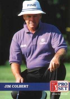 1992 Pro Set PGA Tour #224 Jim Colbert Front