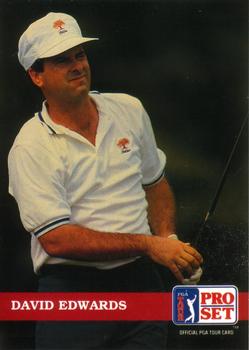 1992 Pro Set PGA Tour #5 David Edwards Front