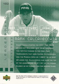 2002 Upper Deck #102 Mark Calcavecchia Back