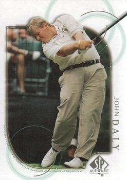 2001 SP Authentic #1 John Daly Front