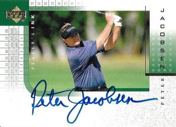 2001 Upper Deck - Player's Ink #PJ Peter Jacobsen Front