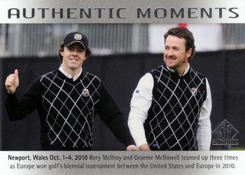 2014 SP Authentic #71 Rory McIlroy / Graeme McDowell Front