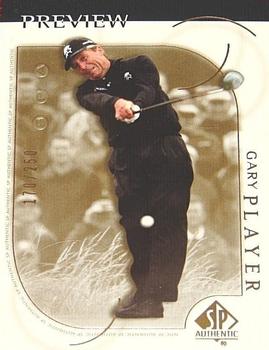 2001 Upper Deck - SP Authentic Preview Gold #14 Gary Player Front
