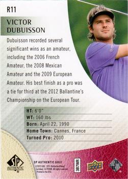 2014 SP Authentic - Rookie Extended Red #R11 Victor Dubuisson Back