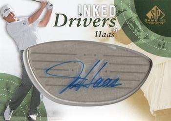 2014 SP Game Used - Inked Drivers #ID-JH Jay Haas Front