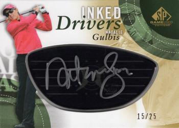 2014 SP Game Used - Inked Drivers Black #ID-NG Natalie Gulbis Front