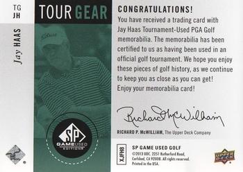 2014 SP Game Used - Tour Gear #TGJH Jay Haas Back