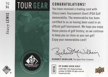 2014 SP Game Used - Tour Gear #TGSL Stacy Lewis Back
