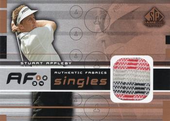 2003 SP Game Used - Authentic Fabrics Singles #AF-SA Stuart Appleby Front