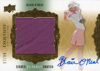 2014 Upper Deck Exquisite - Signed Jumbo Swatch #SJS-BO Blair O'Neal Front