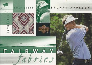 2002 Upper Deck - Fairway Fabrics #SA-FF Stuart Appleby Front