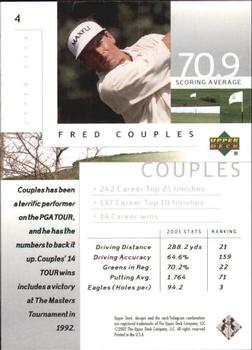 2002 Upper Deck - Silver #4 Fred Couples Back