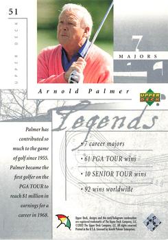 2002 Upper Deck - Silver #51 Arnold Palmer Back