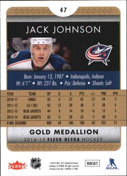 2014-15 Ultra - Gold Medallion #47 Jack Johnson Back