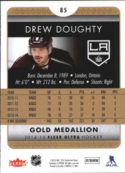 2014-15 Ultra - Gold Medallion #85 Drew Doughty Back
