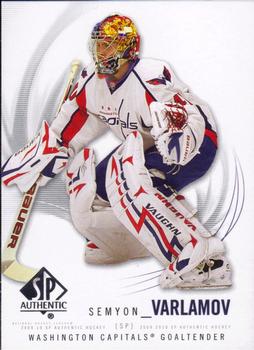 2009-10 SP Authentic #98 Semyon Varlamov Front