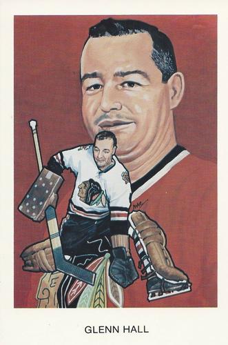 1983 Cartophilium Hockey Hall of Fame Postcards #H8 Glenn Hall Front